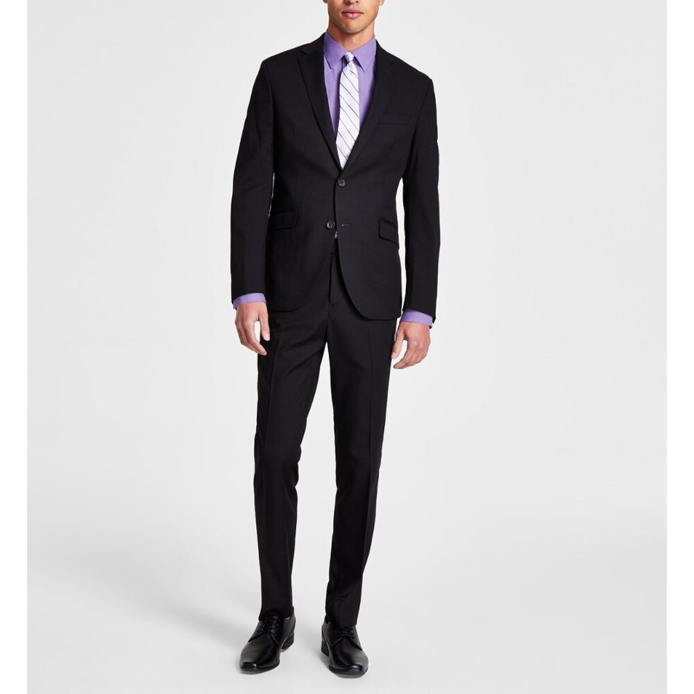 Kenneth Cole Reaction Men's Ready Flex Slim-Fit Suit - Black